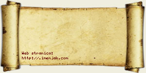 Jovanka Pašić vizit kartica